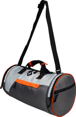 Mike Bags Fit Gear Gym Bag - Grey & Neon Orange