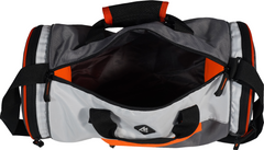 Mike Bags Fit Gear Gym Bag - Grey & Neon Orange