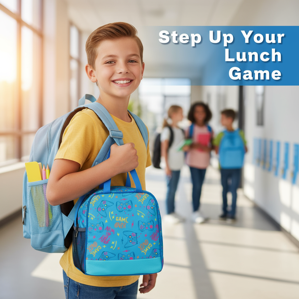 Joy Lunch Bag Senior – Sonic Theme - Blue