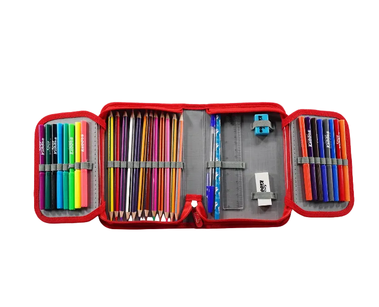 Smily Kiddos Stationery Case – Vroom Valley Theme (Includes Stationery)