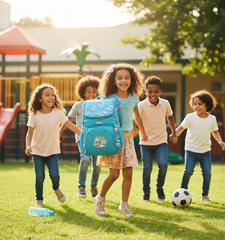 U Shape Backpack – Light Blue