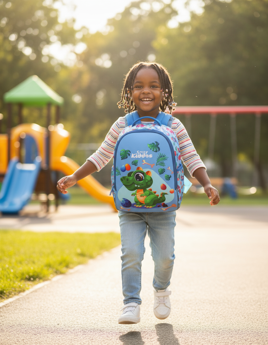 Fun Dino Neoprene Preschool  – Light Blue