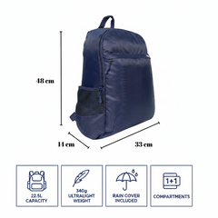 Mike Force Backpack – Blue | 22.5L Lightweight Backpack
