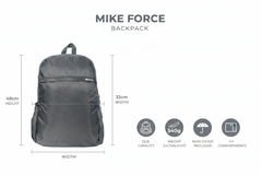 Mike Force Backpack – Grey | 22.5L Lightweight Backpack