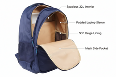 Mike Metrolite Backpack - Navy Blue