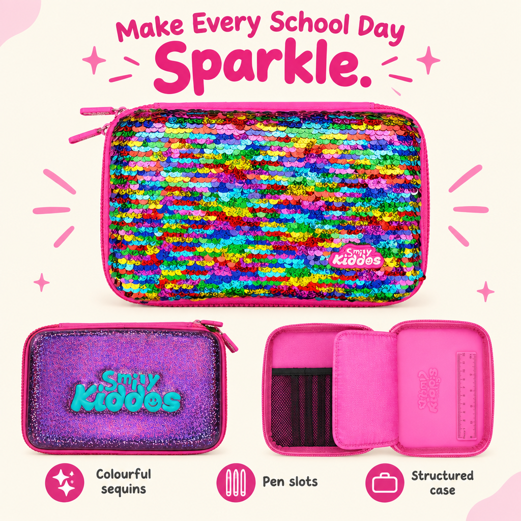 Sparkle Hardtop Pencil Box - Multi