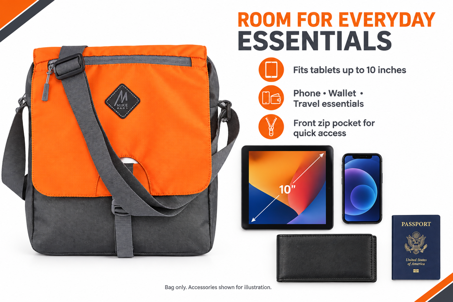 Easy Sling Bag - Orange