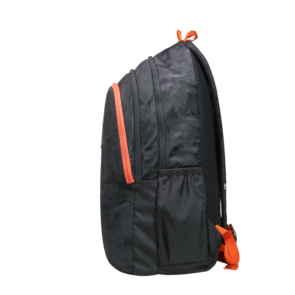 Mike Cosmo Casual Backpack - Black & orange