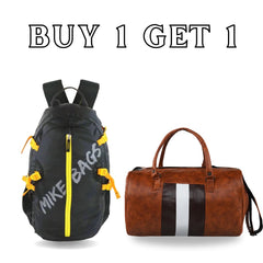 Mike Travel Combo: 30L Duffle Bag with Shoe Compartment & 42L Enticer Trekking Backpack | Buy 1 Get 1