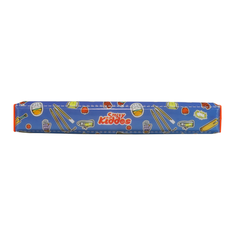 Image of Smily Kiddos Multi Functional Pop Out Pencil Box for Kids Stationery for Children - Cricket Theme - Blue