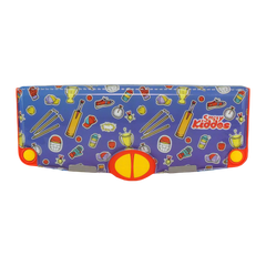 Smily Kiddos Multi Functional Pop Out Pencil Box for Kids Stationery for Children - Cricket Theme - Blue