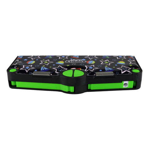 Image of Smily Kiddos Multi Functional Pop Out Pencil Box for Kids Stationery for Children - Star Theme - Black