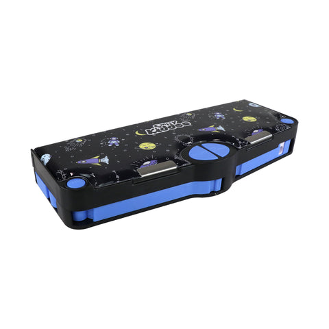 Image of Smily Kiddos Multi Functional Pop Out Pencil Box for Kids Stationery for Children - Space Theme- Black