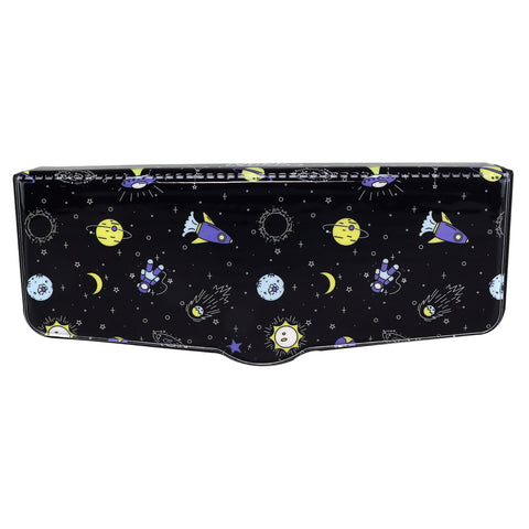 Smily Kiddos Multi Functional Pop Out Pencil Box for Kids Stationery for Children - Space Theme- Black