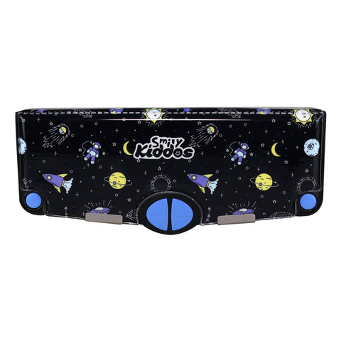 Image of Smily Kiddos Multi Functional Pop Out Pencil Box for Kids Stationery for Children - Space Theme- Black