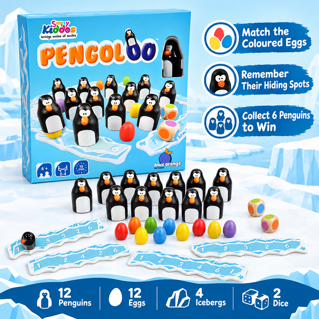 Pengoloo Wooden Memory Game