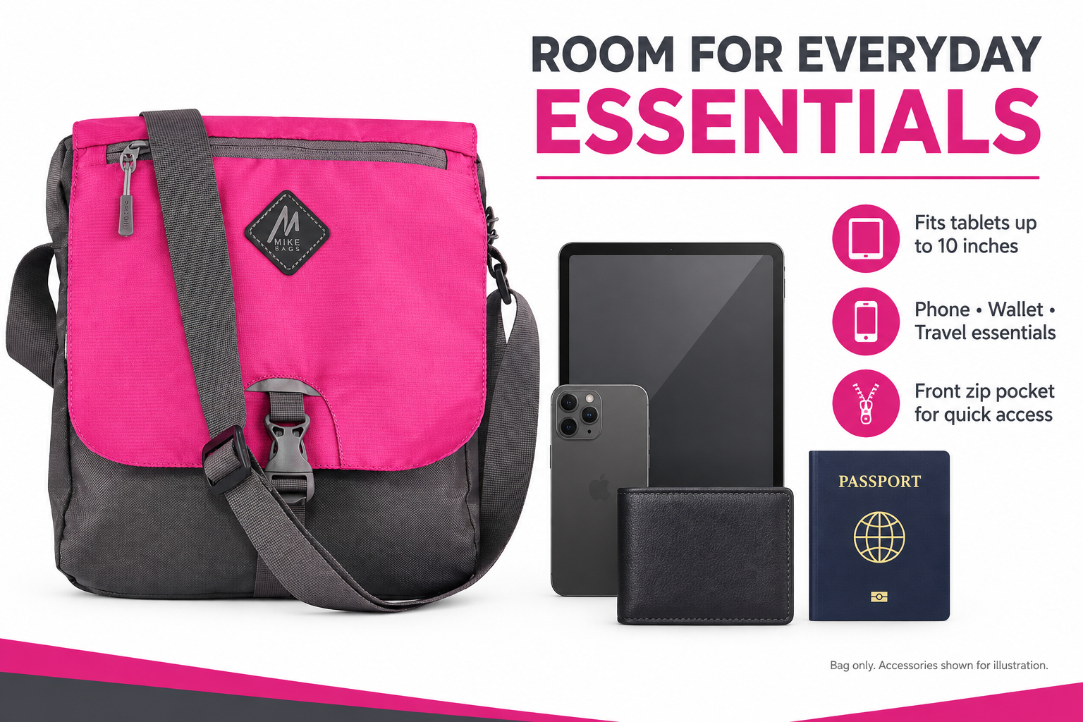 Easy Sling Bag - Pink