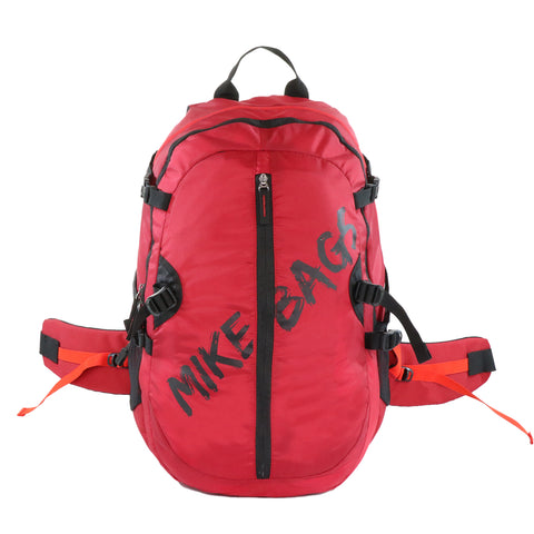 Image of Mike Enticer Trekking Backpack - Red Black with Black Zip