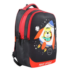 Space Tiger Preschool Backpack - Red