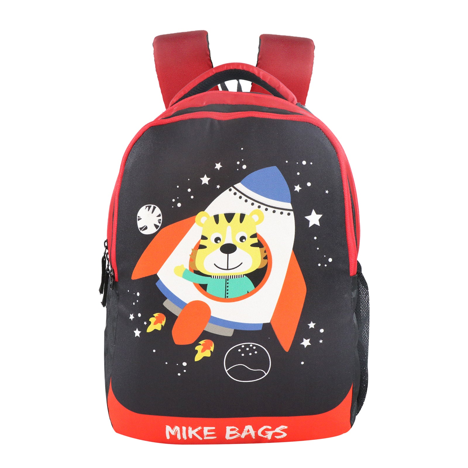 Space Tiger Preschool Backpack - Red
