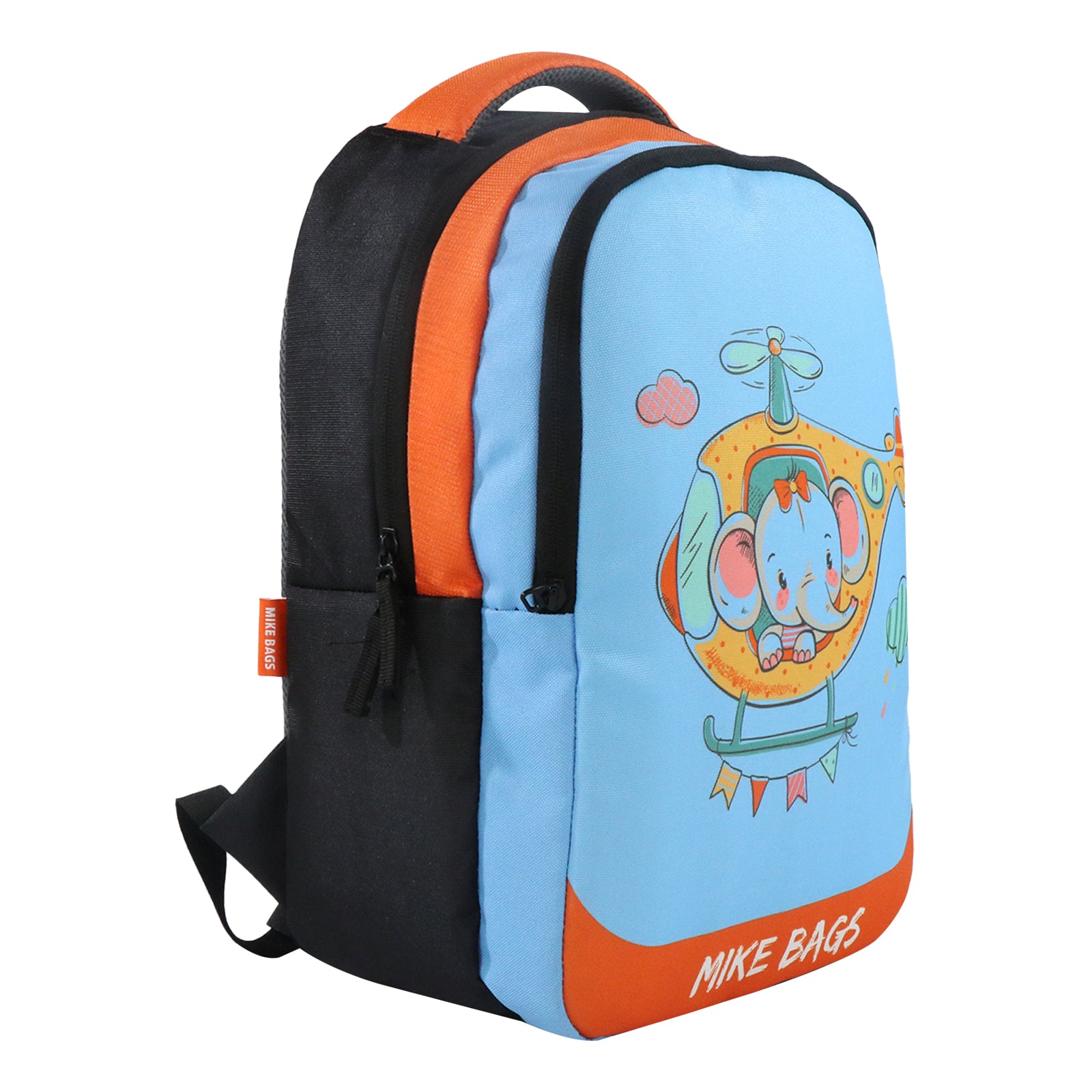 Flying Elephant Preschool Backpack - Sky Blue