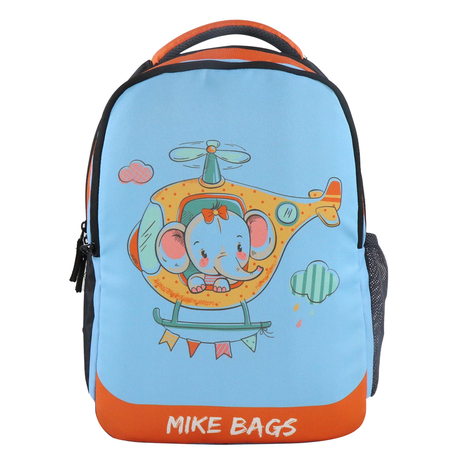 Flying Elephant Preschool Backpack - Sky Blue