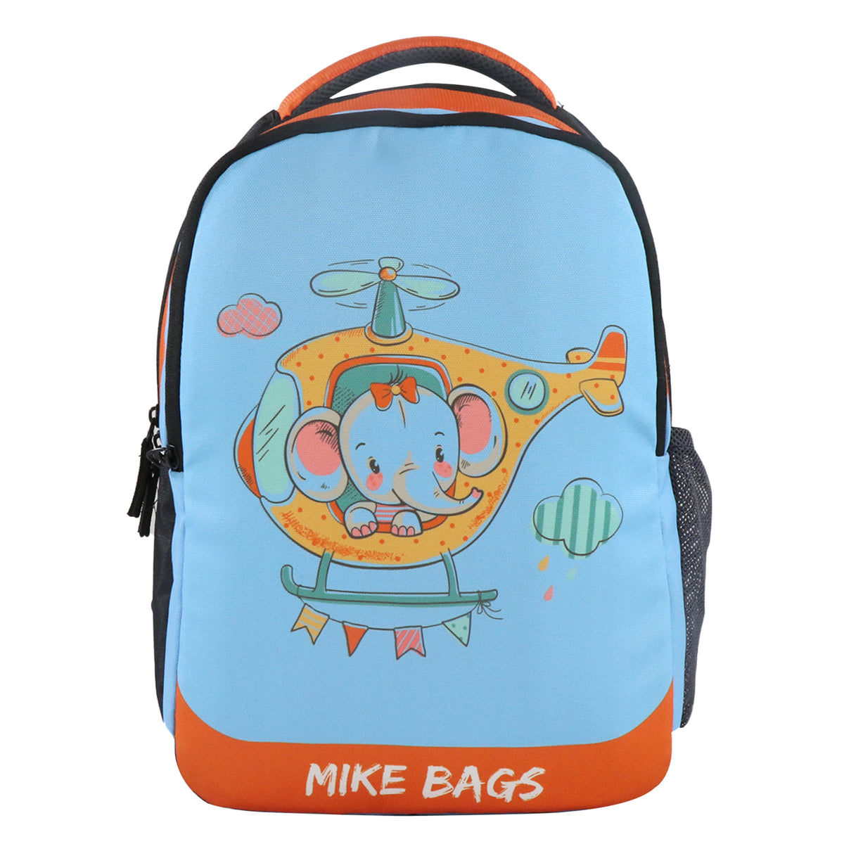 Flying Elephant Preschool Backpack - Sky Blue