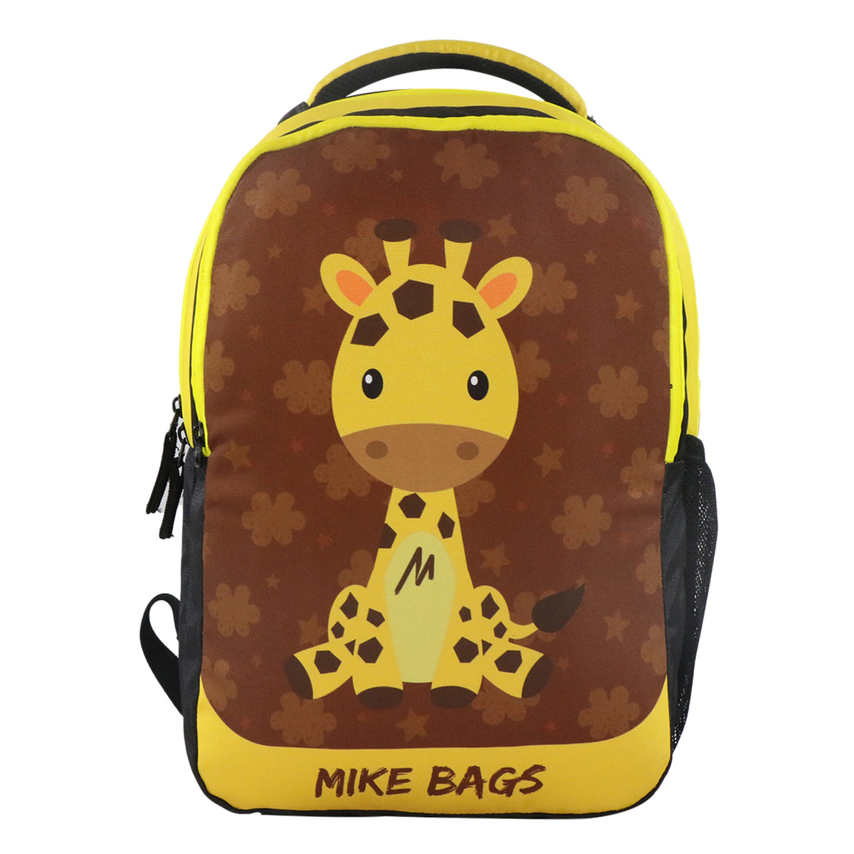 Giraffe Theme Preschool Backpack - Yellow
