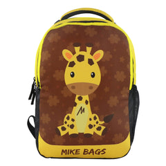 Giraffe Theme Preschool Backpack - Yellow