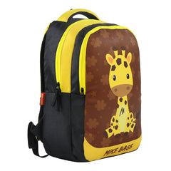 Giraffe Theme Preschool Backpack - Yellow