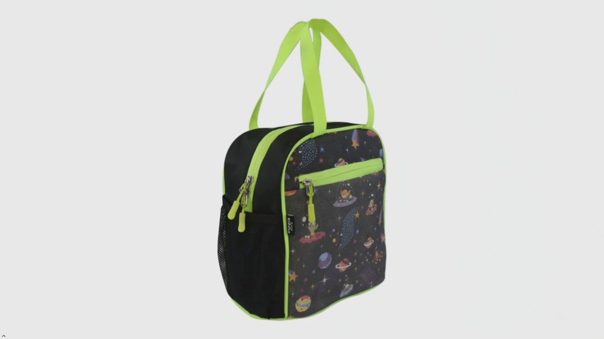 Joy Lunch Bag - Alien theme - Black