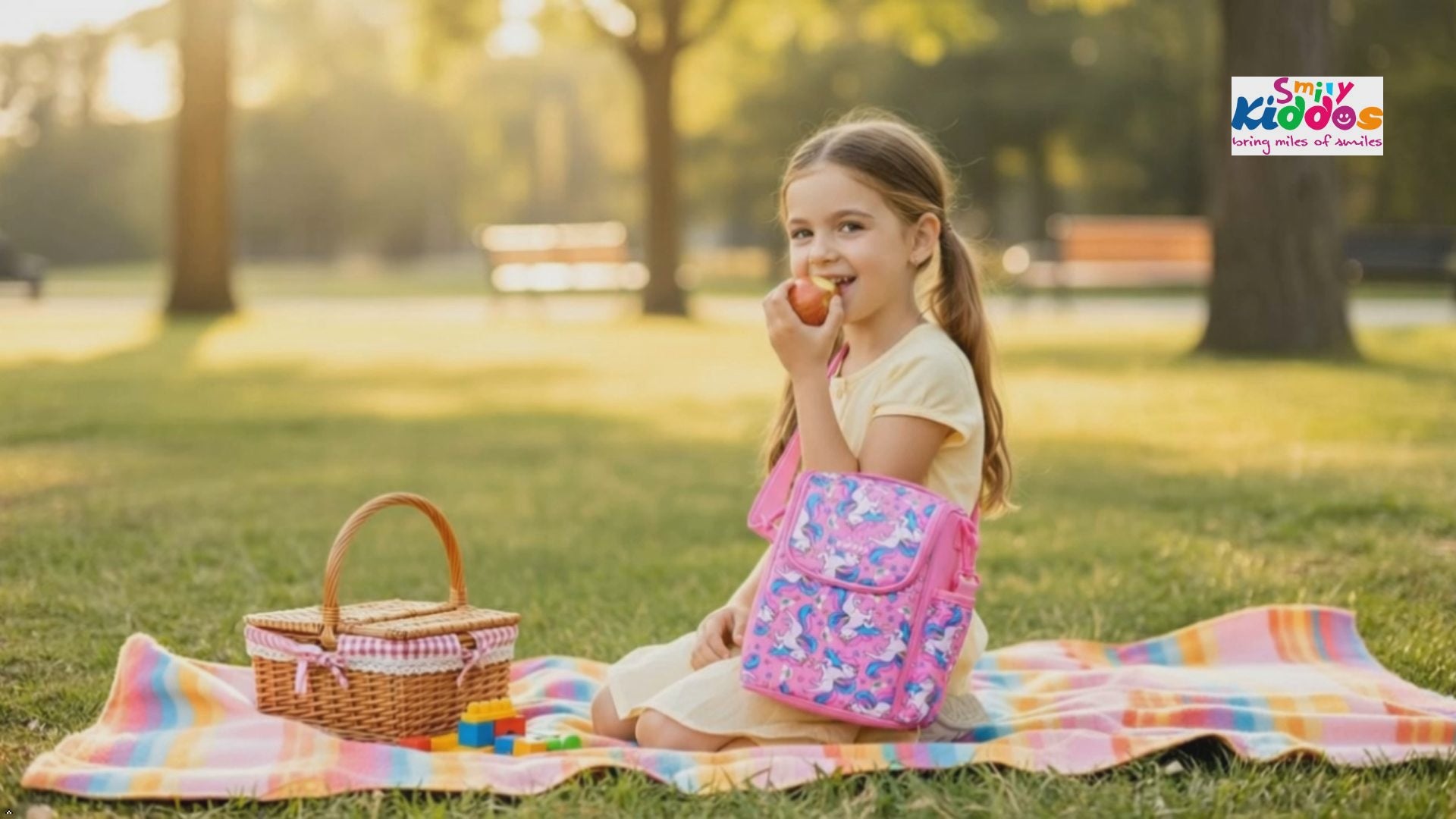 Sky Unicorn Strap Lunch Bag V3 – Pink