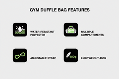 Fit Gear Gym Duffle with Shoe Compartment – Green