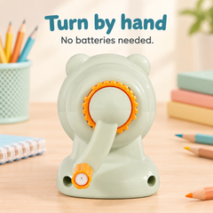 Smily Kiddos Fan Sharpener — Teal Blue