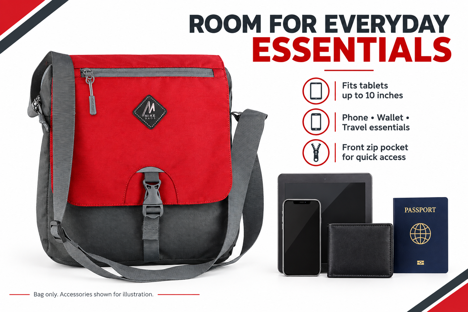 Easy Sling Bag - Red