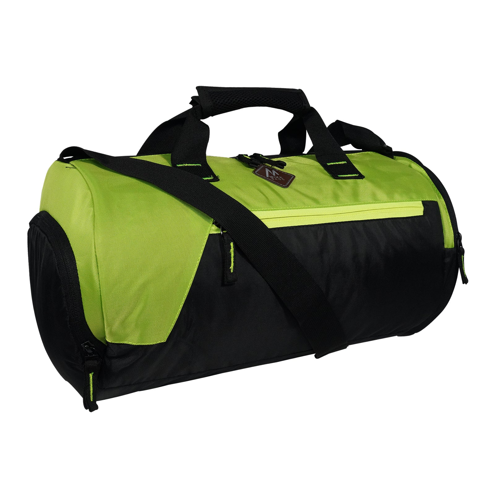 Mike Bags Fit Gear Gym Bag with Shoe Compartment – GREEN | 20L Water-Resistant Sports & Travel Duffle