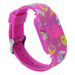 Stylish Kids Digital Watch - Pink