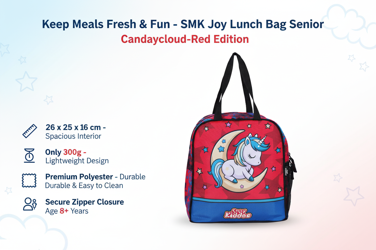 Joy Lunch Bag Senior Candycloud-Red