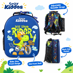 EVA Preschool Backpack Rider Dino - Blue