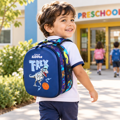 EVA Preschool Backpack T-Rex - Blue