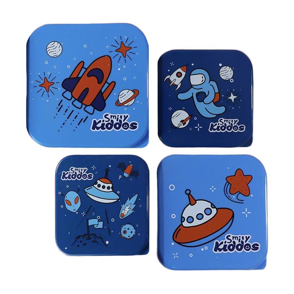 Smily Kiddos 4 in 1 container - Space Theme