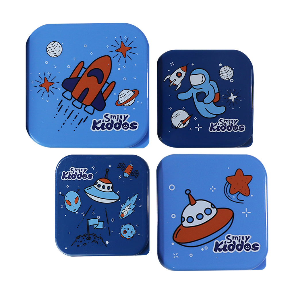 Smily Kiddos 4 in 1 container - Space Theme