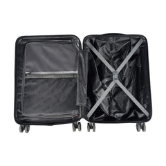Mike Nova Hard Case Trolley Bag – Sleek Silver(39 Litres)