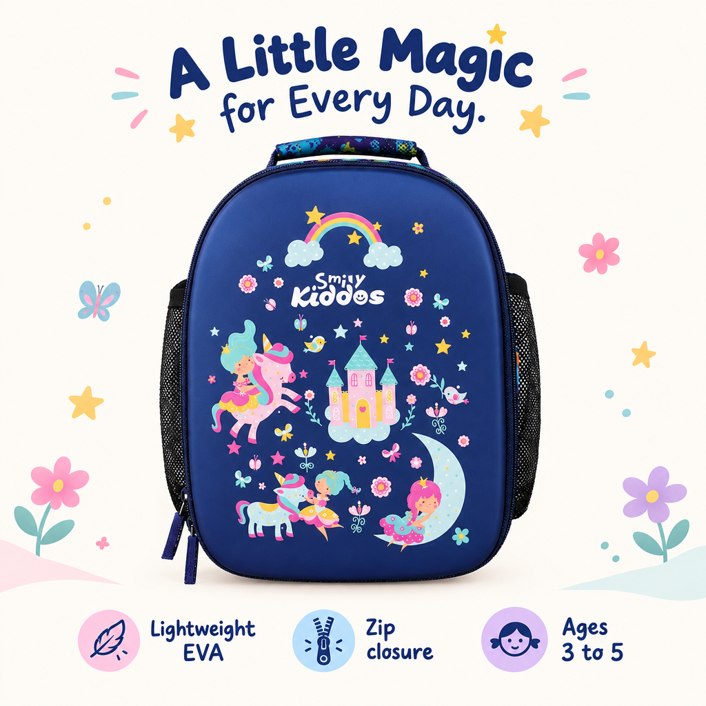 EVA Preschool Backpack - Unicorn Theme - Violet