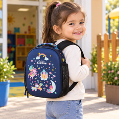 EVA Preschool Backpack - Unicorn Theme - Violet