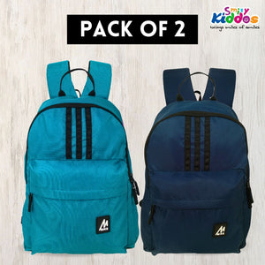 Mike Day Pack Lite Backpack Combo - ( Blue and Navy Blue )