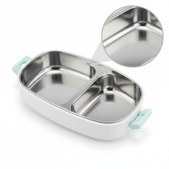 Small Stainless Steel Lunch Box - Mermaid Theme - Blue