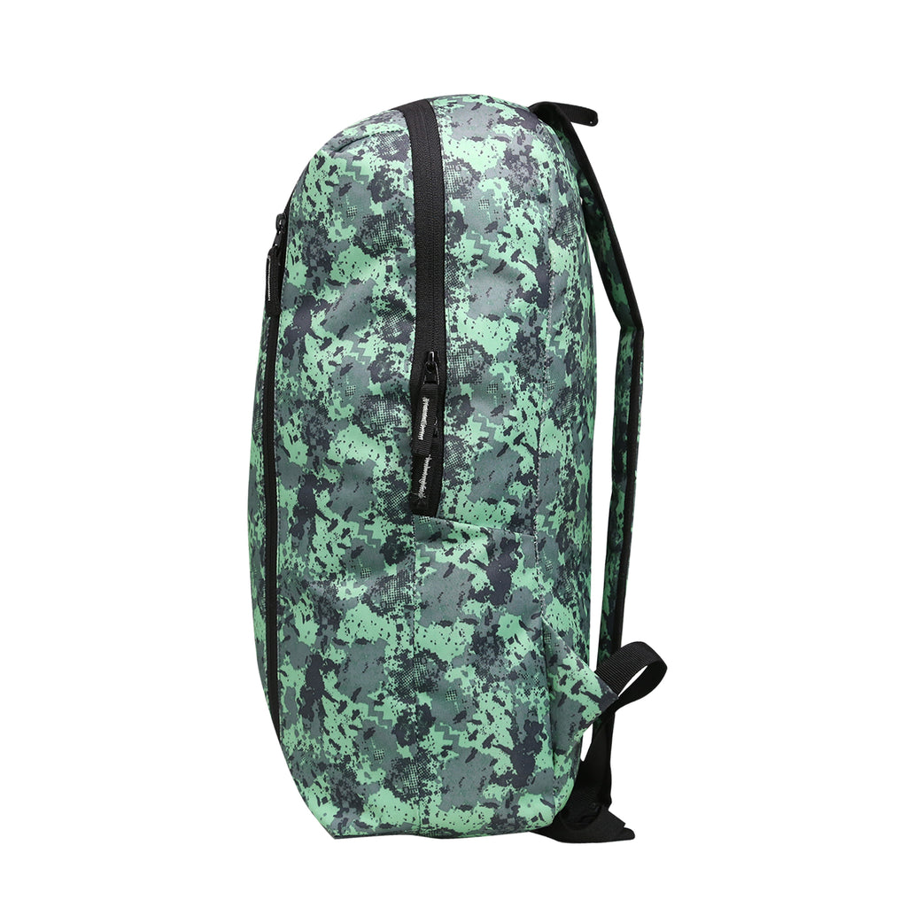 Mike City Backpack V2 Abstract Print - Green