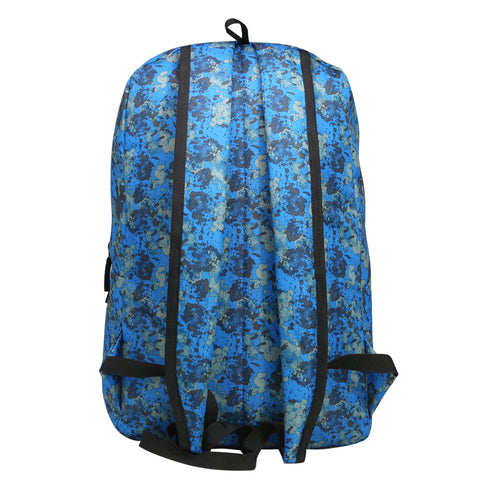 Image of Mike City Backpack V2 Abstract Print - Blue
