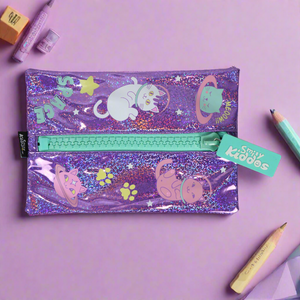 Smily Big Zipper-Space Cat